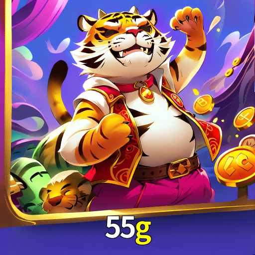 Imagem promocional da 55g mostrando a plataforma e suas vantagens